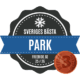 Medalj från Freeride som tilldelats Sveriges bästa park 25/26
