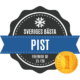Medalj från Freeride som tilldelats Sveriges bästa pist 25/26
